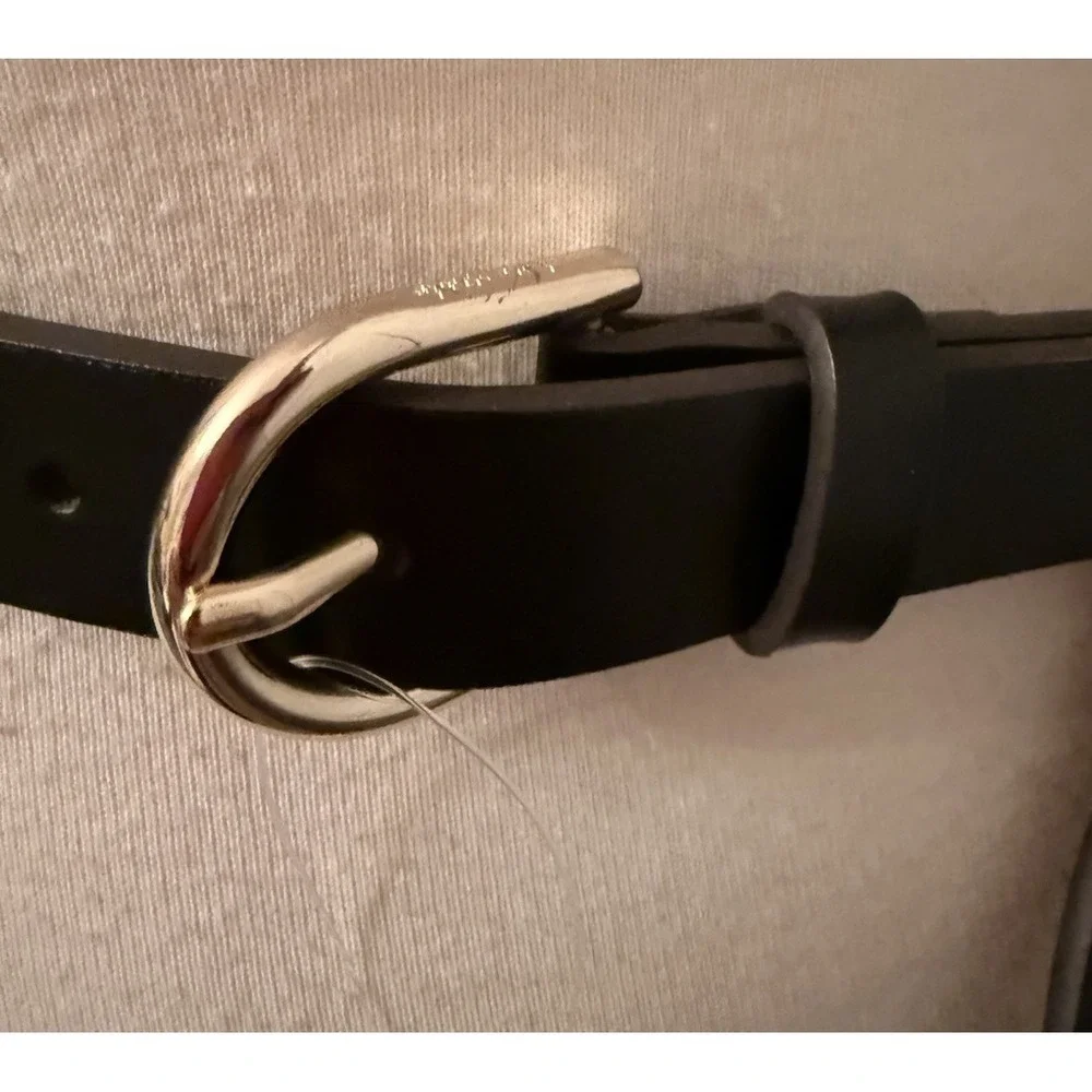 Kate Spade New York Belt Bag Black‎ Leather Zip Top New Size Lg/XL